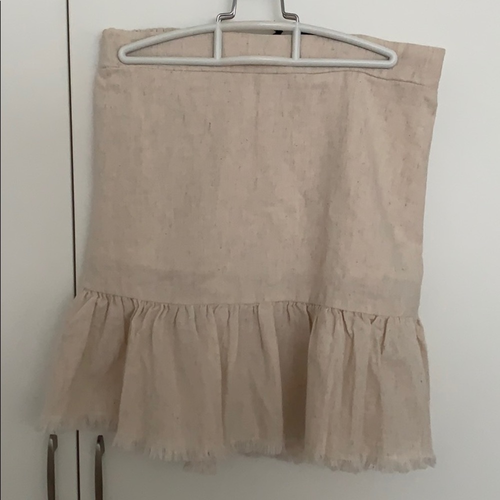 NWT Linen Feel Skirt